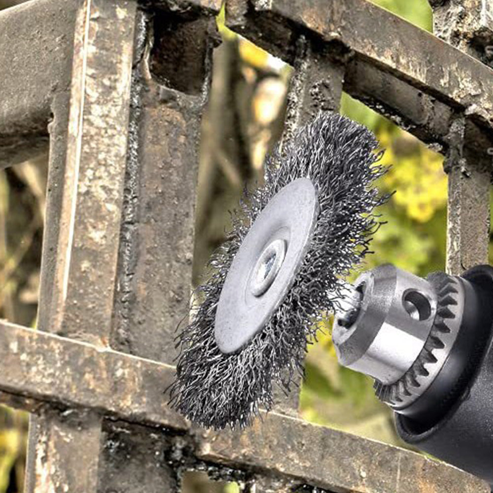 Wire Brushes Set for Drill Durable Drill Wire Brush Set for Rust Removal