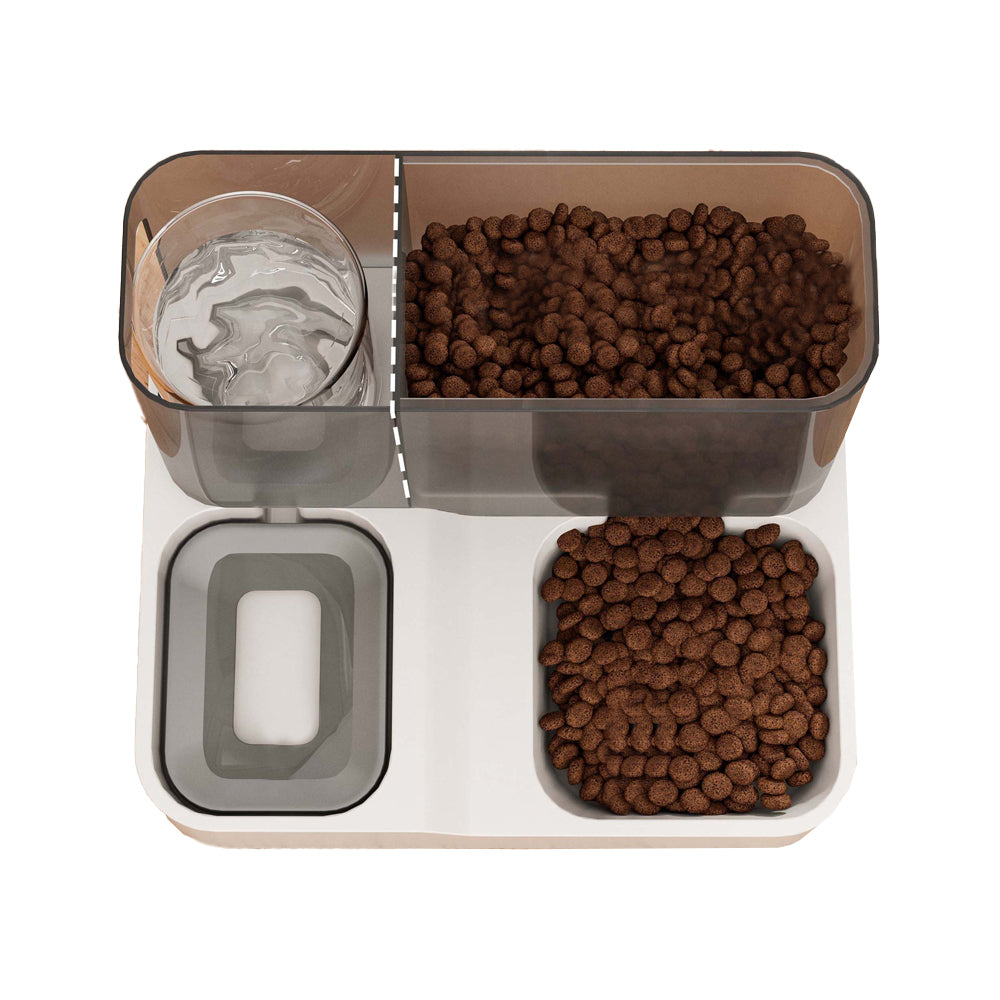 2-in-1 Automatic Feeder Food Water Dispenser