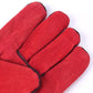 Double Layer Leather Welding Gloves Heat Resistant Fireproof Safety Gloves