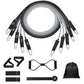 11Pcs Resistance Band Set Yoga Pilates Abs Exercise Fitness Tube Workout Bands