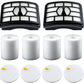Vacuum Filter Kit HEPA Filter Replacements Compatible with Shark NV500 NV501 NV50 Series