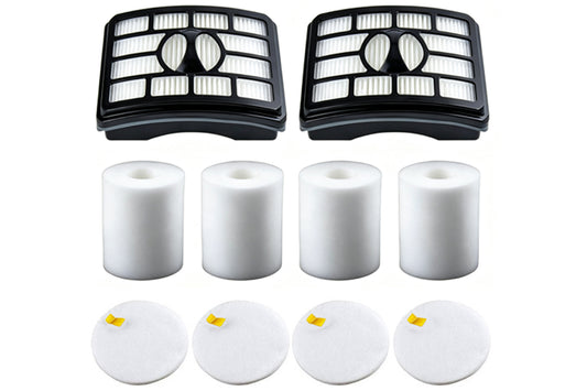 Vacuum Filter Kit HEPA Filter Replacements Compatible with Shark NV500 NV501 NV50 Series
