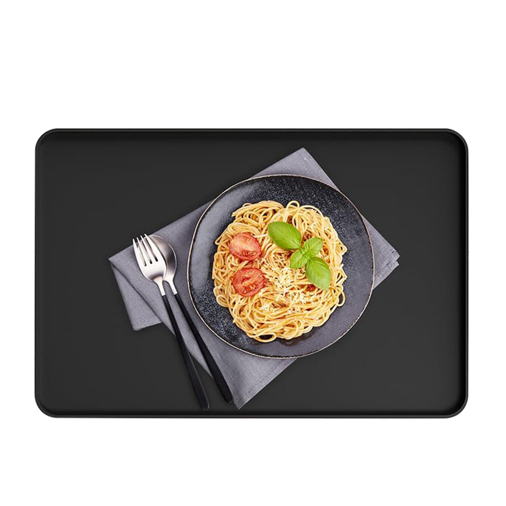 Silicone Coffee Mat Bar Mat with Detachable Dish Drying Mat for Coffee Maker Dish Rack