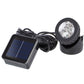 6LED Solar Spot Lights Outdoor Garden Landscape Yard Lawn Lamp