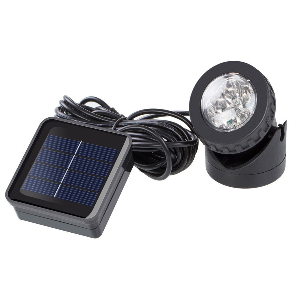 6LED Solar Spot Lights Outdoor Garden Landscape Yard Lawn Lamp