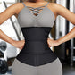 Sweat Waist Trainer for Women Sauna Sweat Belt Slim Body Shaper Corset-Black