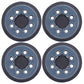 4-Pack 5 inch 8 Hole Hook and Loop Replacement Sanding Pad