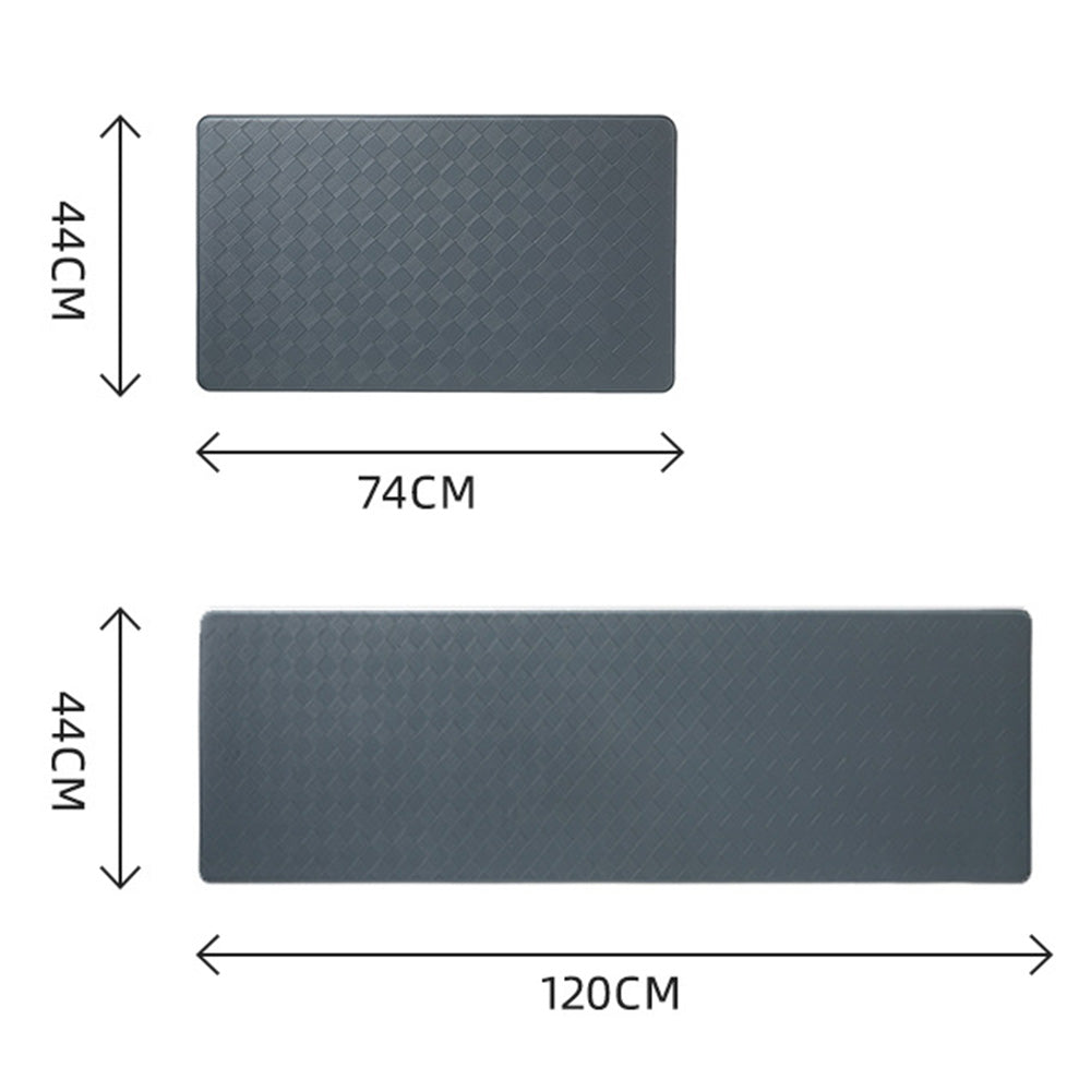 Kitchen Mat Waterproof Floor Mat for Standing Areas-Grey