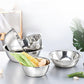 5 Piece 410 Stainless Steel Colander and Mixing Bowl Set 22 to 30cm