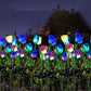 Solar Tulips Flower Light Water-resistant LED Lamp for Garden Patio Yard