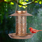 Solar Bird Feeder Outdoors Hanging Wild Bird Feeder for Garden