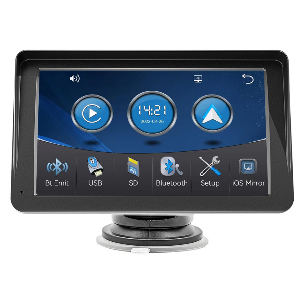 7 Inch Truck Car Navigation Touch Screen Portable Vehicle Carplay