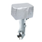 Outboard Motor Cover Engine Dust Cover Waterproof UV Resistant for Boat-Silver