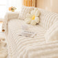 Warm Fuzzy Cozy Fluffy Feel Ruched Couch Blankets Soft Sofa Cover