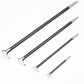 4Pcs Solid Steel Pry Bar Set with Rolled Heel for Heavy-Duty Prying