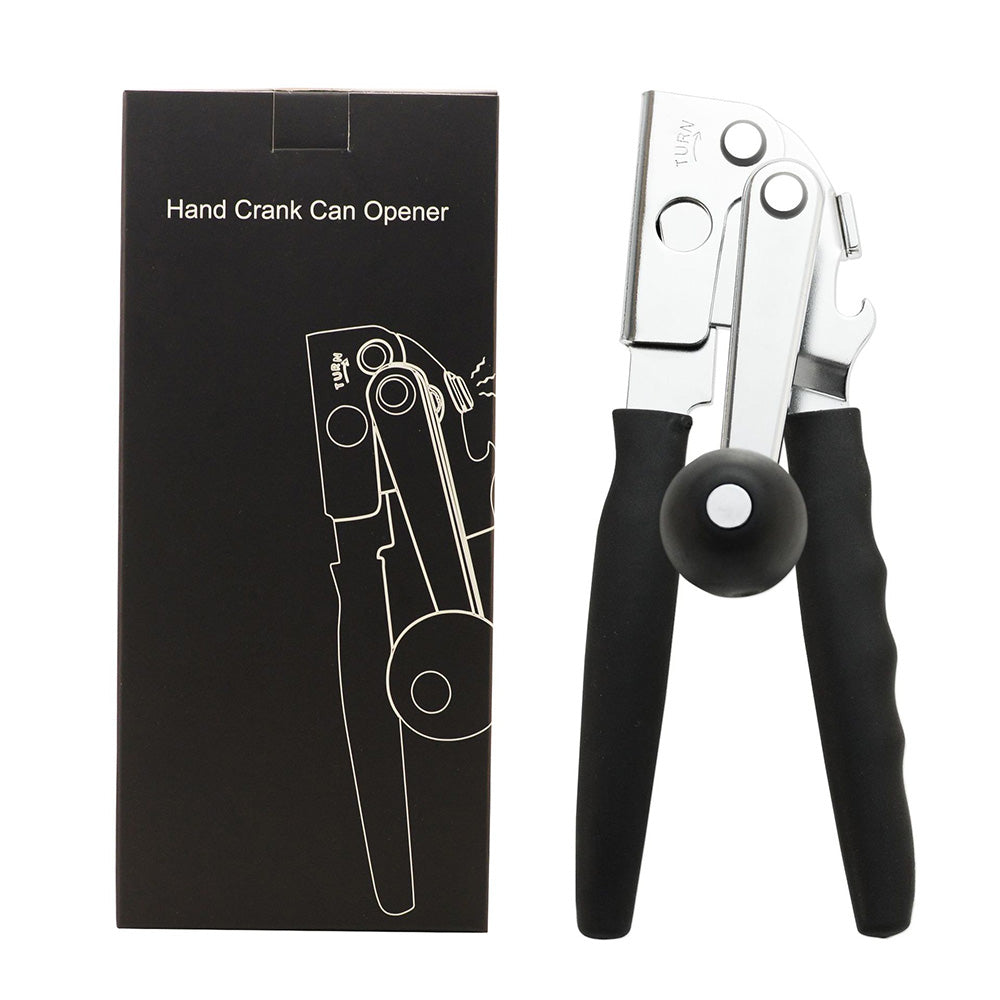 Can Opener Manual with Comfortable Extra-long Handles for Seniors