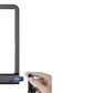 Neck Hanging 5X Magnifying Glass with 3 Color Dimmable LED Light Rechargeable Hands-Free Wearable Reading Magnifier
