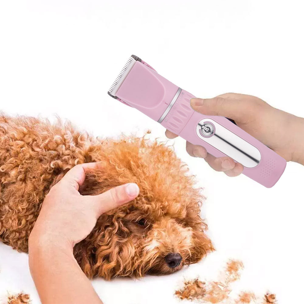 Electric Dog Cat Clippers Grooming Kit Cordless Pet Hair Trimmer Set