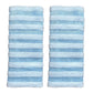 4Pcs Adult Exfoliating Washcloth Ultra-Long Back Scrubber for Shower Bath-Black
