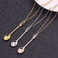 4Pcs Mini Crown Spoon Necklace