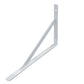 2Pcs Mild Steel Shelf Bracket Reinforced Heavy Duty Floating Shelves-White