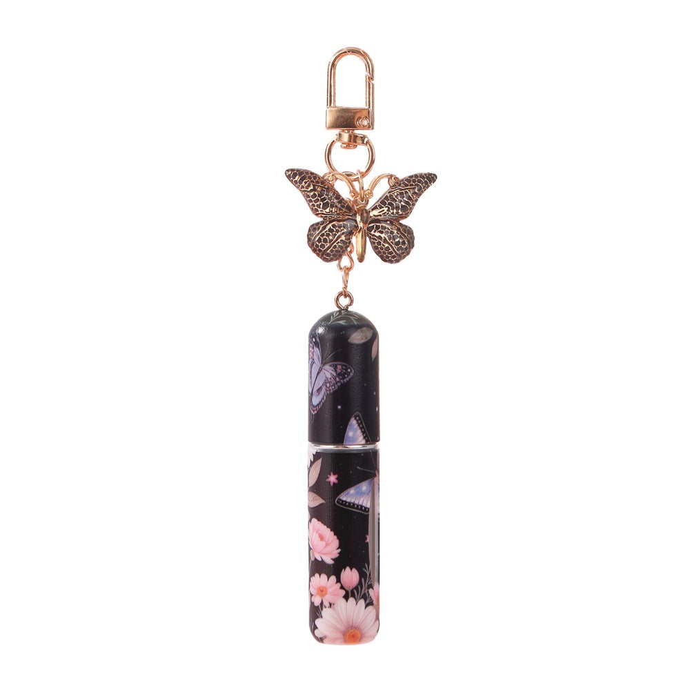 5Pcs Portable Perfume Atomiser Keychain Bottle 5ml Travel Refillable Spray