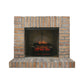 2Pcs Fireplace Mesh Screen Curtains Decorative Spark Guard Chain