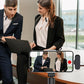 2Pcs Wireless Lavalier Microphone with Charging Case for Android iPhone iPad