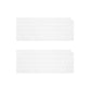 2Pcs Clear Silicone Keyboard Cover Skin for Apple Macbook Pro 14