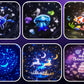 Ocean Star Projector Night Light Rotating Galaxy Bedroom Lamp