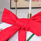 2Pcs Christmas Bowknot Chair Back Cover