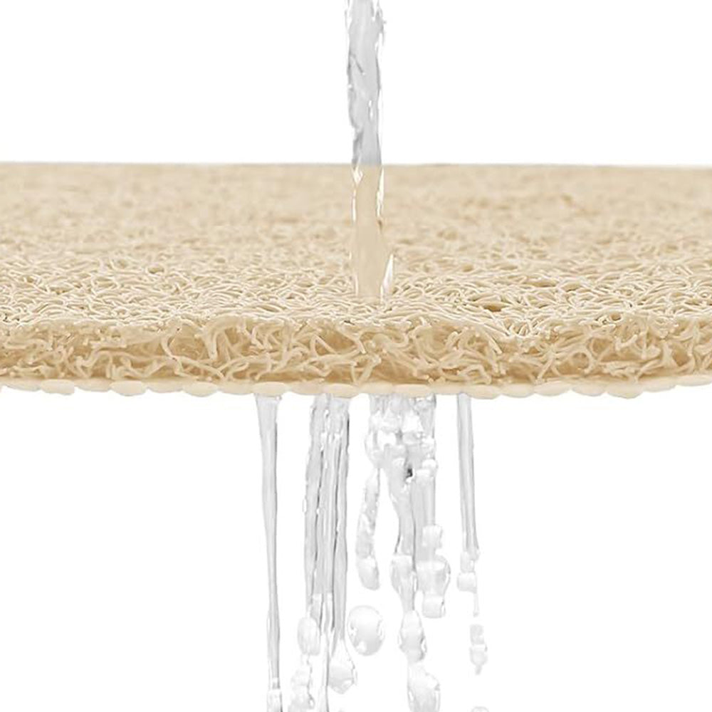 Hollow Loop Non Slip Shower Floor Mat for Bathroom Quick Drainage