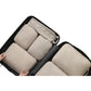 6Pcs Portable Zipper Compression Travel Luggage Storage Bag Set
