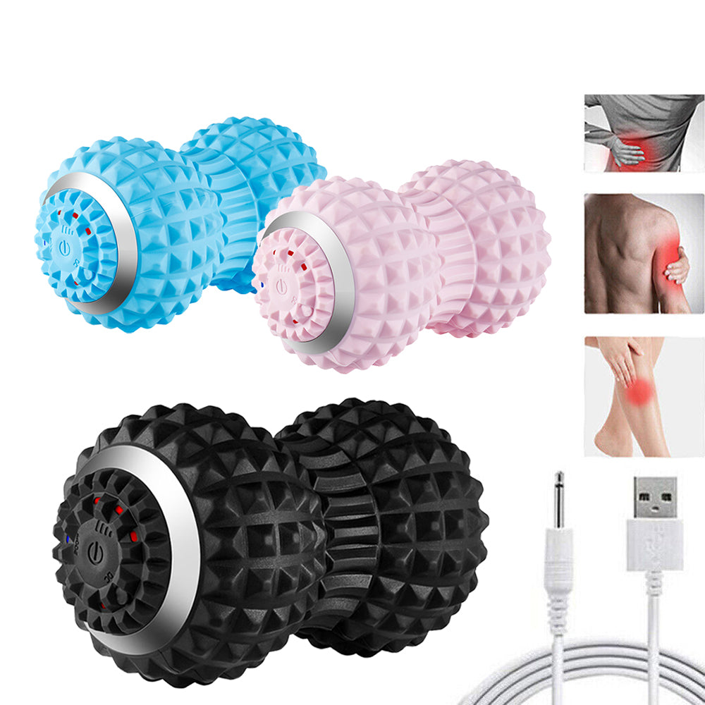 Rechargeable Massage Ball Vibrating Roller for Back Foot Muscle Pain Relief
