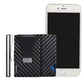 RFID Blocking Carbon Fiber Card Holder Slim Wallet for Men with Anti-Theft Protection