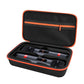 Microphone Carrying Case for Dual Wireless Mic Storage Portable Travel Bag