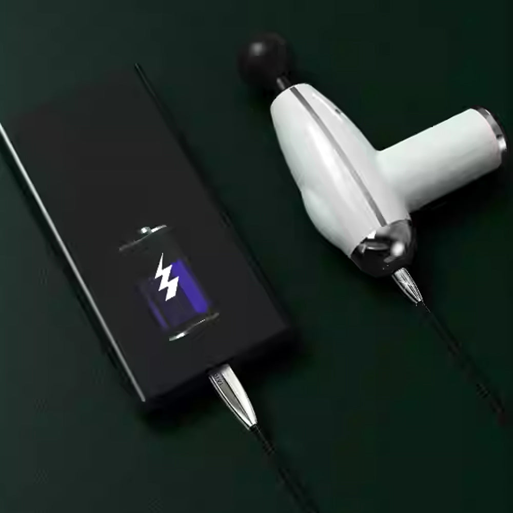 Portable Muscle Massage Gun for Back Neck Muscle Relieve with 4 Massage Heads