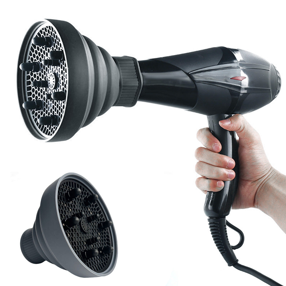Foldable Silicone Hair Dryer Diffuser for Universal 4 to 5cm Nozzles