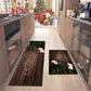 2Pcs Christmas Kitchen Washable Rectangular Floor Mat