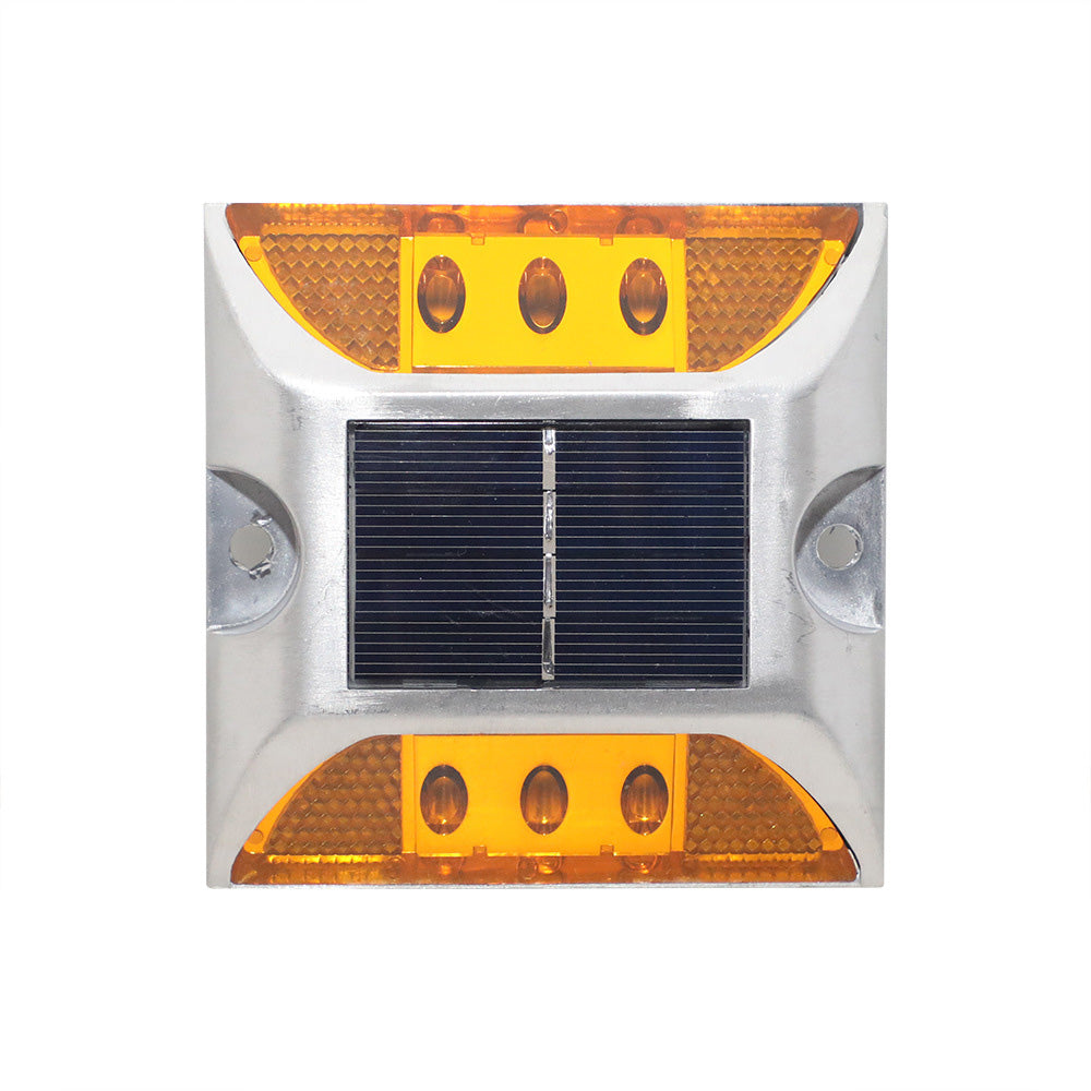 2 Pack Solar Deck Lights for Outdoor Roadway Driveway and Path Marking