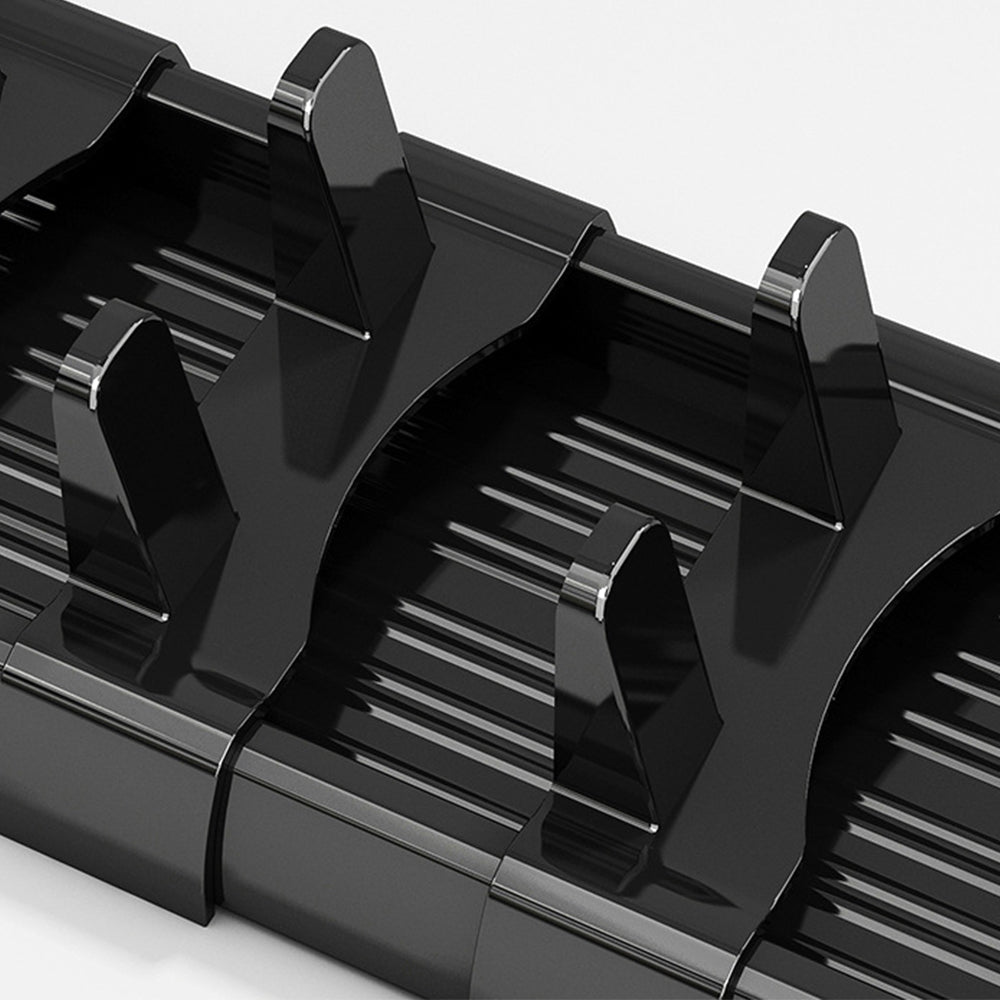 Aluminum Adjustable Cabinet Bowl Storage Shelf with Removable Card Slot