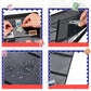 10 Sheet Black Double-Sided Stamp Album Collection Page with 9 Binder Hole