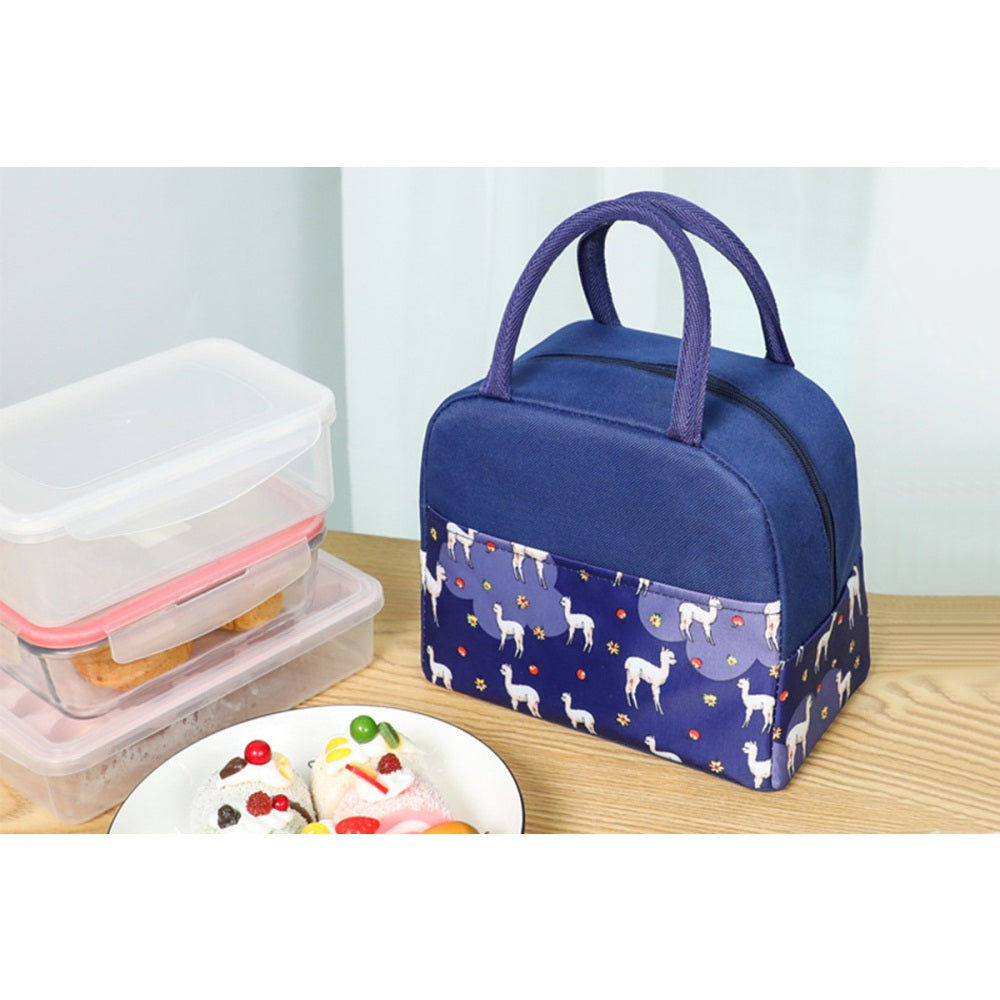 High-Capacity Oxford Cloth Lunch Bag Tote Bag