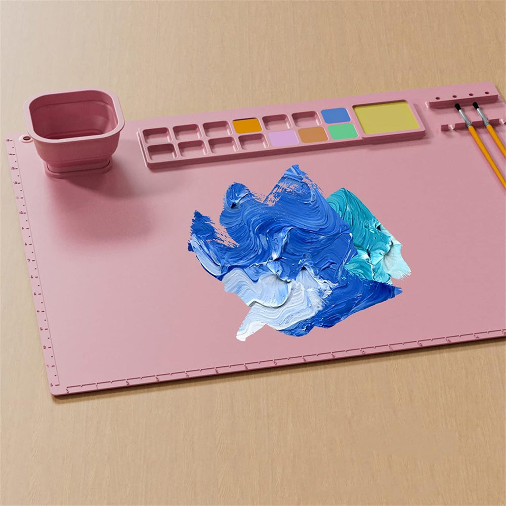 Non-Stick Silicone Drawing Board Pigment Palette Silicone Painting Mat Clay Mat