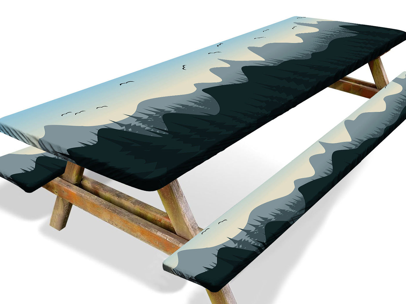 Picnic Table Cover with Bench Covers Camping Tablecloth Camping Essentials