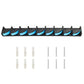 Fishing Pole Holder Holds Up to 9 Rods or Combos for Rods of Diameter 3 to 19mm