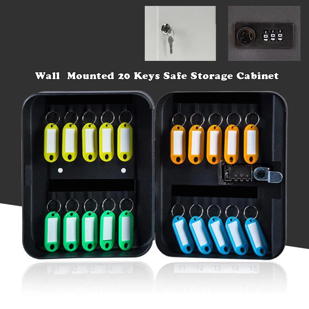 Wall Mount Key Storage Security Combination Lock Cabinet-36 Keys Type