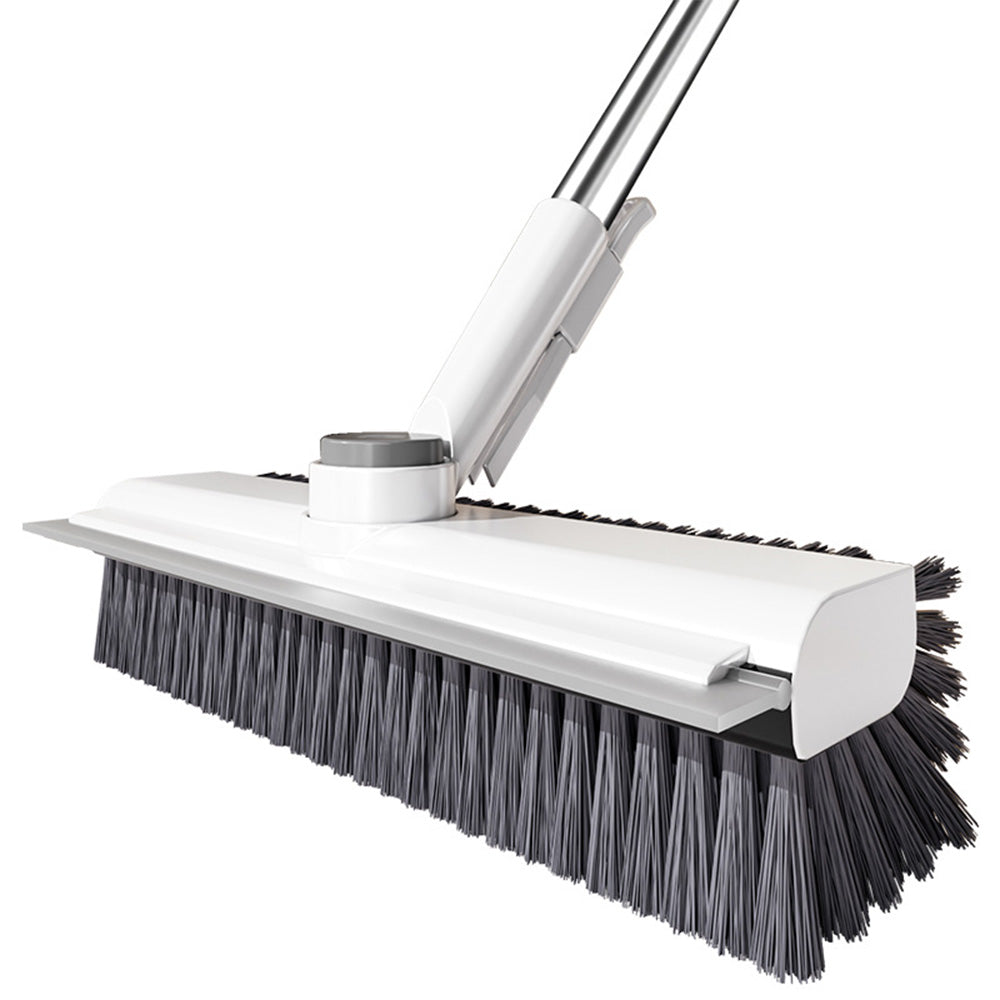 Long Handle Floor Scrub Brush Detachable Rotating V-Shaped Head Cleaning Tool