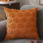 Fall Pillow Covers Halloween Pumpkins Faux Fur Pillowcase for Chair Sofa-Brown