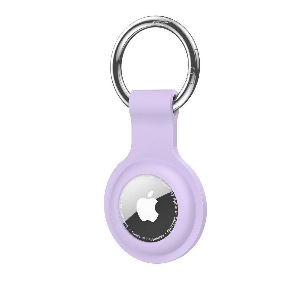 For AirTag Holder AirTag Case with Keychain Silicone Air Tag Cover 4PCS